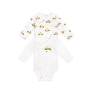 FIRSTS by Petit Lem Unisex Taxi Print Diaper Shirt Set